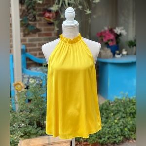NWT White House Black Market Sunshine yellow top
